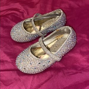 Toddler Girl Rhinestone Flats size 4